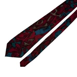 Zylos George‎ Machado Tie Patterned Italian Silk Tie Made In USA